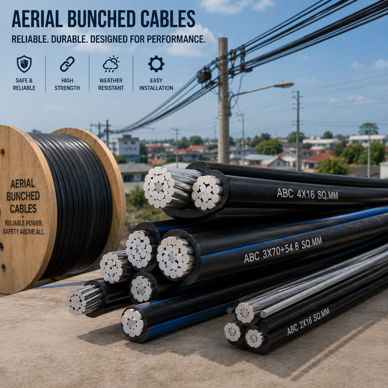 Aerial Bunched Cables